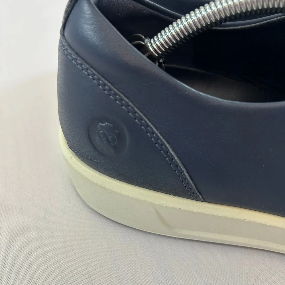 ECCO Soft 8 DriTan Sneakers Men 12 Navy Leather Comfort Casual Shoes 45099401038